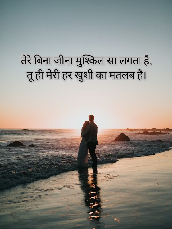 तेरे बिना जीना मुश्किल सा लगता है, तू ही मेरी हर खुशी का मतलब है।.png