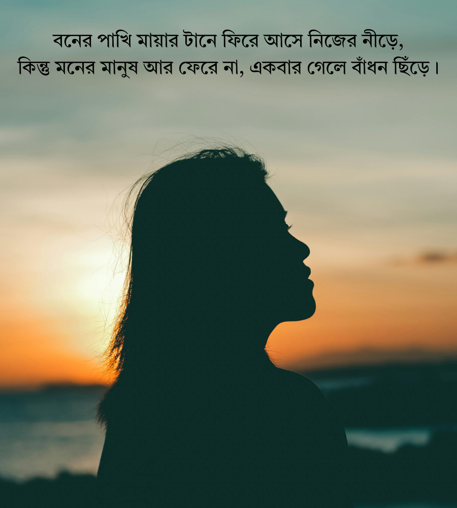 রোমান্টিক ও দুঃখের বাংলা শায়েরি