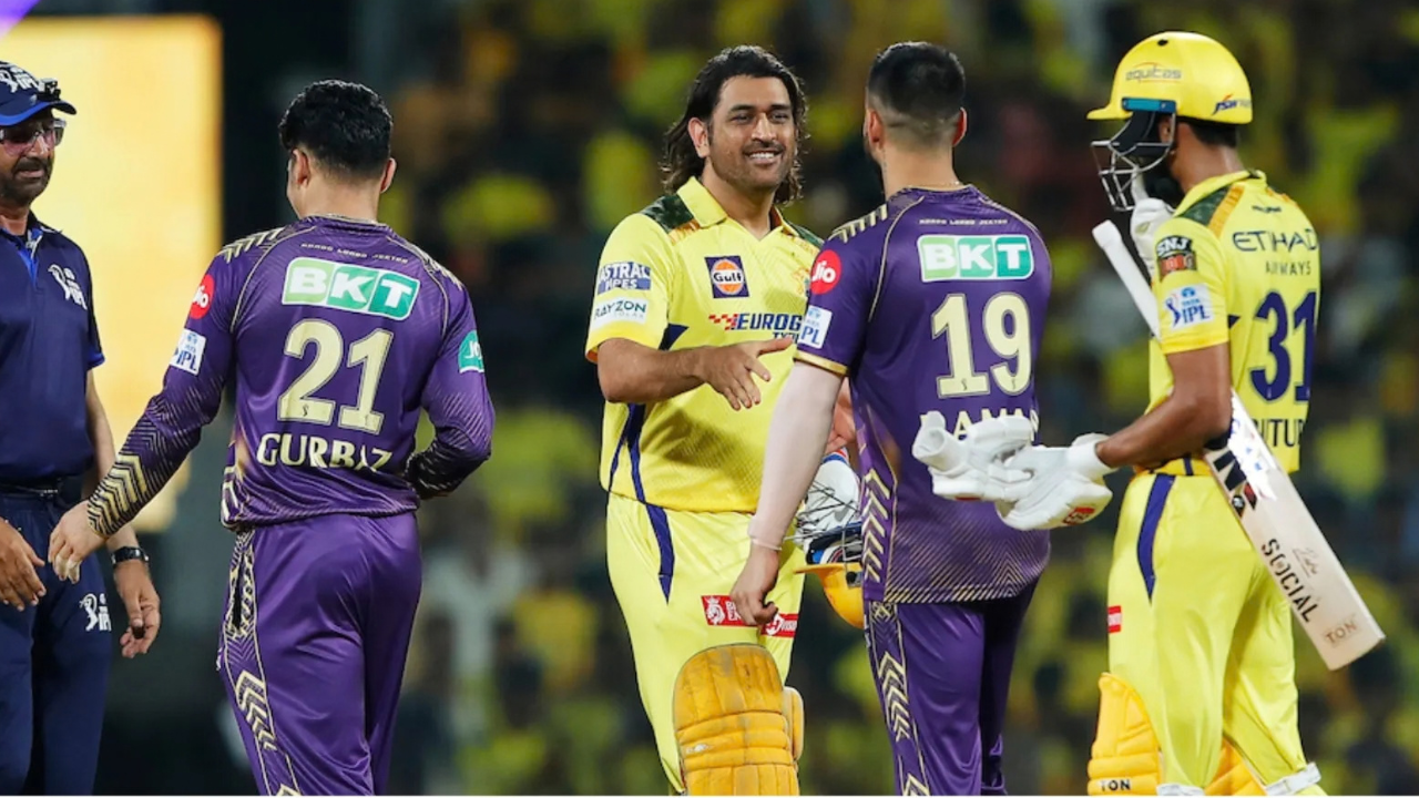 CSK vs KKR Match at Chepauk (MA Chidambaram Stadium)