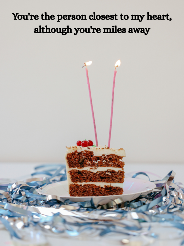 Long-Distance Birthday Wishes Image
